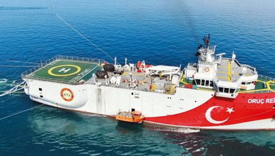 Εξήλθε το τουρκικο σκάφος Ουρούτς Ρέις από την ελληνική υφαλοκρηπίδα