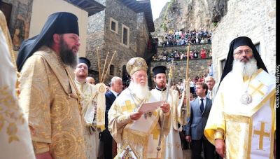 Ο Πατριάρχης τέλεσε μετά από 6 χρόνια τη Θεία Λειτουργία στην Παναγία Σουμελά