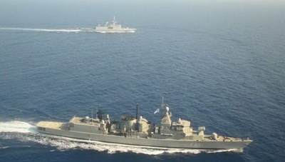 Ζημιές προκλήθηκαν στην τουρκική φρεγάτα «Κεμάλ Ρέις»