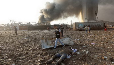154 νεκροί από την έκρηξη της Βηρυτού