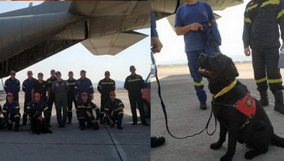 12 Έλληνες και 1 σκύλος στην πρώτη γραμμή διάσωσης στην Βηρυτό