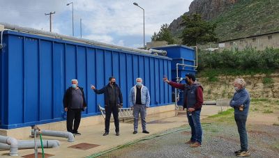 Αυτοψία Σέγκου στο βιολογικό καθαρισμό των Γουβών (φωτογραφίες)
