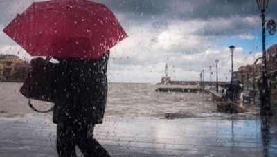 Μεγάλα ύψη βροχής στη δυτική Κρήτη