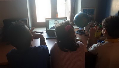 Ο Λευτέρης Πετρούνιας μίλησε με μαθητές της Γαύδου