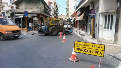 Συνεχίζονται οι παρεμβάσεις στο δίκτυο ομβρίων