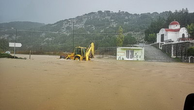 Κρήτη: Μπροστά στην καταστροφή, περιμένοντας το νέο κύμα κακοκαιρίας (φωτογραφίες)