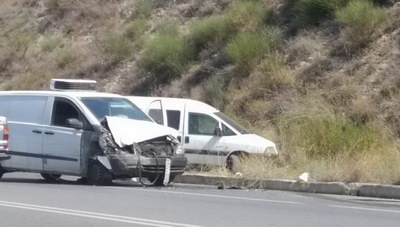 Τροχαίο με έναν τραυματία στην Ε.Ο. Ηρακλείου-Μοιρών