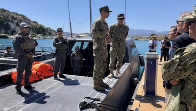 Πάιατ και Παναγιωτόπουλος στη Σούδα (φωτογραφίες)