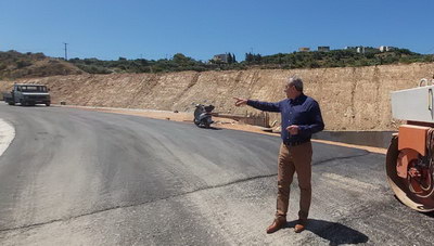 Στο εργοτάξιο των κόμβων της Αγίας Πελαγίας βρέθηκε ο Σωκράτης Βαρδάκης