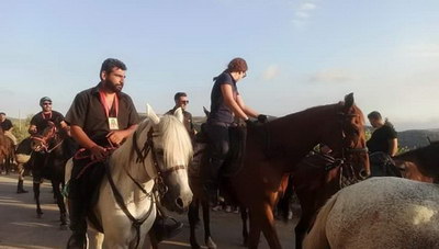 Με τ' άλογα, στη Χάρη του Αγιου Μεθοδίου, στη Νύβριτο (φωτογραφίες)