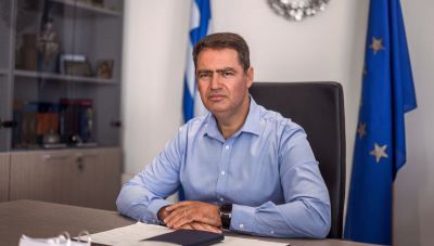 Ο Γιάννης Σέγκος με τον Αλκιβιάδη Στεφανή