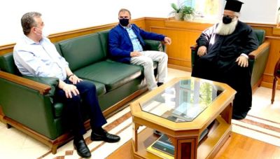 Τα έργα, ο ΒΟΑΚ και οι δασικοί χάρτες στο επίκεντρο συνάντησης Καλαντζάκη με Αρναουτάκη