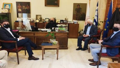 Συνάντηση Λαμπρινού - Αυγενάκη: Συμφωνία για την διεκδίκηση των Μεσογειακών Παράκτιων Αγώνων 