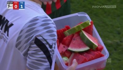 Διάλειμμα με... καρπούζι στη Bundesliga