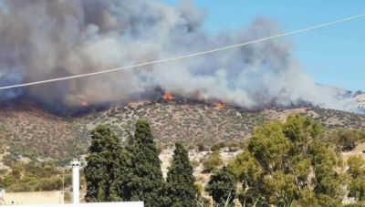 Κερατέα: Εκκενώνεται και η Συντερίνα μετά το Μαρκάτι-Νέο μήνυμα από το 112