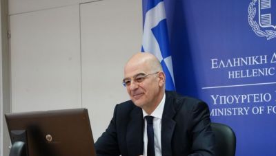 O Νίκος Δένδιας στη τηλεδιάσκεψη των ΥΠΕΞ για το Αφγανιστάν