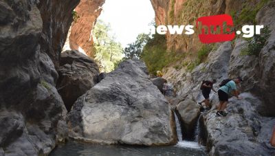 Το δροσερό φαράγγι της Σαρακίνας στους Μύθους Ιεράπετρας (ΦΩΤΟ)
