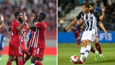 Ο Ολυμπιακός σφραγίζει το εισιτήριο και ο ΠΑΟΚ κυνηγά τη νίκη-πρόκριση