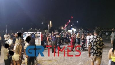 Θεσσαλονίκη: Ξέφρενο γλέντι δεκάδων Ρομά μετά από… τάμα