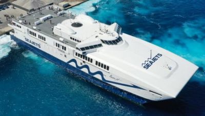 Επέστρεψε στη Σαντορίνη το POWER JET - Είχε προορισμό την Κρήτη