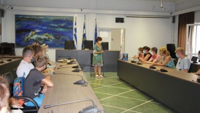 Υποδοχή εκπαιδευτικών & μαθητών του προγράμματος ERASMUS στο Δημαρχείο Χανίων