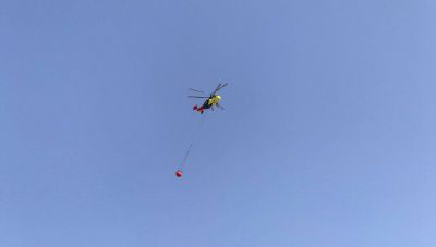 Ηράκλειο: Νέο πύρινο μέτωπο στις Γούρνες - Σηκώθηκε και ελικόπτερο (Φωτογραφίες)