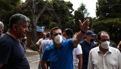 Το ερώτημα Τσίπρα για τις πυρκαγιές στην Εύβοια