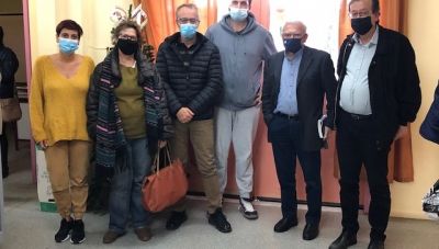 Επίσκεψη Μ. Θραψανιώτη στο Ειδικό Σχολείο Ιεράπετρας