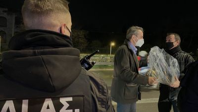 Στην ομάδα ΔΙΑΣ λίγο πριν την αλλαγή του χρόνου ο Πρωθυπουργός