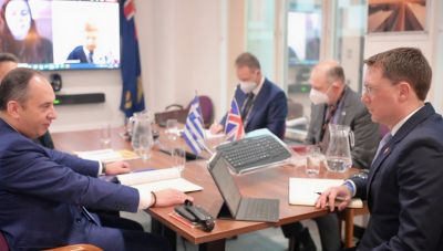 Σημαντικές επαφές Πλακιωτάκη στο Λονδίνο