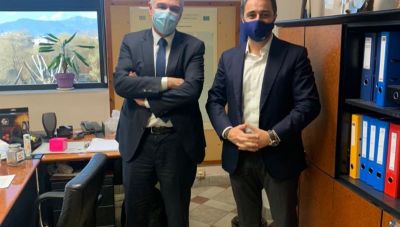 Συνάντηση Σενετάκη με τον Διευθυντή του Εθνικού Κτηματολογίου