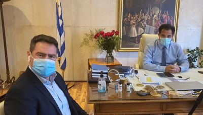 Τι συζήτησε ο Δήμαρχος Χερσονήσου με Γεωργιάδη και Πέτσα