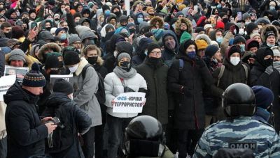 Συνεχίζεται η αναταραχή στη Ρωσία- Επέμβαση της αστυνομίας σε πορείες υπέρ του Ναβάλνι