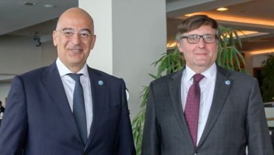 Οι εξελίξεις στην Ανατολική Μεσόγειο κεντρικό θέμα συζήτησης Ν. Δένδια - Μ. Πάλμερ