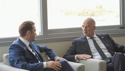 Συνάντηση Δένδια με ΥΠΕΞ Β. Μακεδονίας για διμερείς σχέσεις