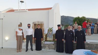 Στο γραφικό εκκλησάκι του Προφήτη Ηλία ο Δήμαρχος