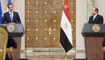 Επί τάπητος η ενίσχυση της ελληνο-αιγυπτιακής συνεργασίας από Μητσοτάκη και Αλ Σίσι