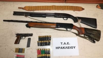 Ηράκλειο: Έκρυβε όπλα στο μαντρί και συνελήφθη