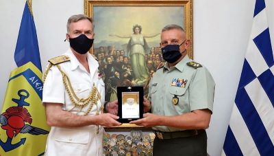 Συνάντηση Φλώρου με τον Αρχηγό του Βασιλικού Πολεμικού Ναυτικού