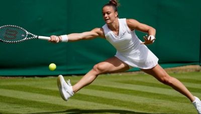 Εκτός Γουίμπλεντον και η Σάκκαρη