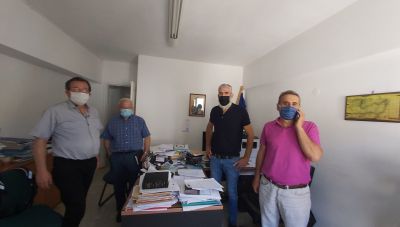 Επίσκεψη Θραψανιώτη στο Σώμα Επιθεώρησης Εργασίας