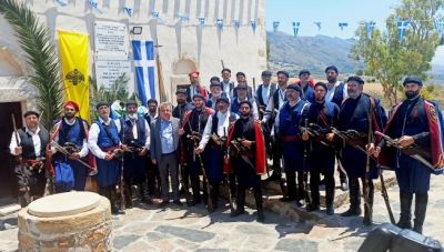 Ζωντάνεψαν οι μνήμες από την κήρυξη της Επανάστασης στην Παναγία τη Θυμιανή (βίντεο)