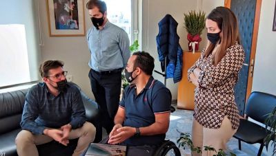 Ένας Παραολυμπιονίκης στην υπηρεσία του Δήμου Μαλεβιζίου