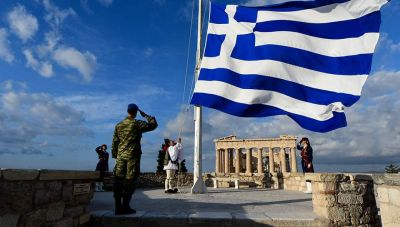 Μητσοτάκης: Στην Ακρόπολη κυματίζει μόνο η γαλανόλευκη της Ελευθερίας