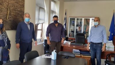 Στο Δήμο Καντάνου-Σελινού ο Μανούσος Βολουδάκης
