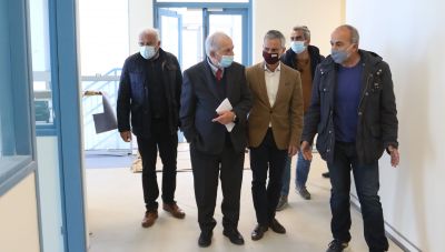 Στον νέο βρεφονηπιακό σταθμό στις Μεσαμπελιές ο Δήμαρχος Ηρακλείου Βασίλης Λαμπρινός