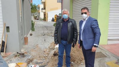 Χερσόνησος: Σύνδεση της οδού Μιχαήλ Ασπετάκη με τα δίκτυα ύδρευσης και αποχέτευσης