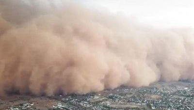 Τρομακτικό βίντεο με καταιγίδα σκόνης στην Αυστραλία! (βίντεο)