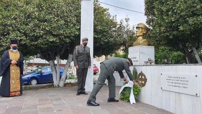 Ο Αρχηγός της ΕΘνικής Φρουράς της Κύπρου τίμησε τους ήρωες συντοπίτες του