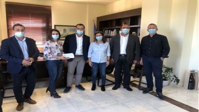 Οικονομική ενίσχυση από τους εργαζόμενους στην Παγκρήτια Τράπεζα προς τους σεισμόπληκτους